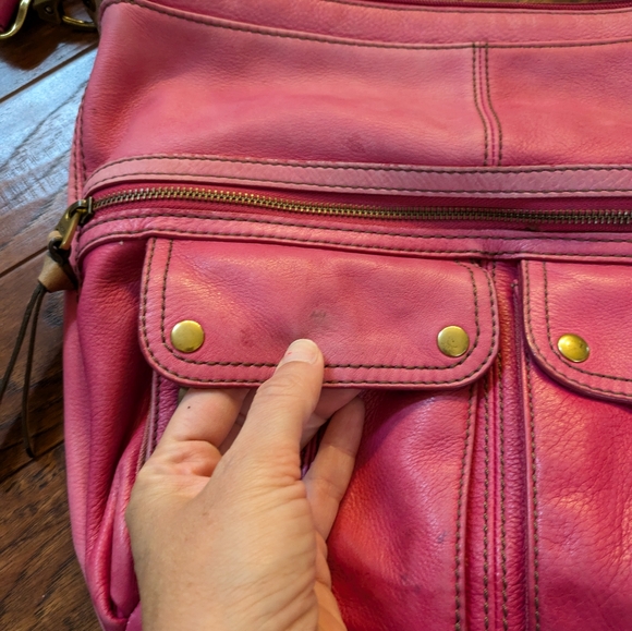 Fossil Madison crossbody bag, pink leather - Picture 3 of 16